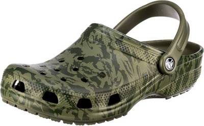 classic printed camo crocs