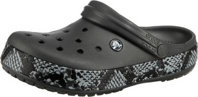 snake print clogs