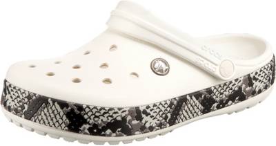 snake print clogs