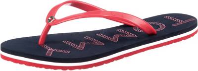 TOMMY FOOTBED FLAT BEACH SANDAL Zehentrenner