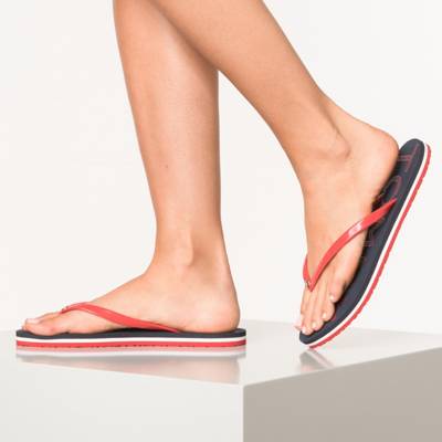 TOMMY FOOTBED FLAT BEACH SANDAL Zehentrenner 2