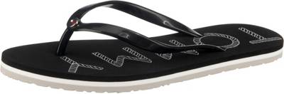 TOMMY FOOTBED FLAT BEACH SANDAL Zehentrenner
