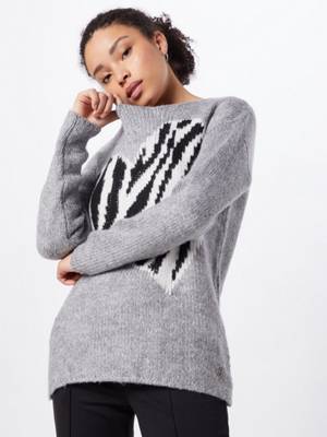 Key Largo Jacken, Key largo city round strickpullover grey Key Largo Jacken, Key largo city round strickpullover grey