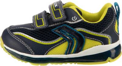 GEOX, Sneakers Low Blinkies ANDROID für Jungen, graugrün GEOX, Sneakers Low Blinkies ANDROID für Jungen, graugrün