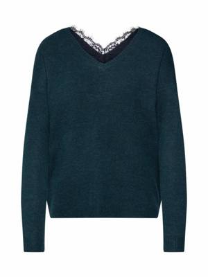VERO MODA pullover vmrana ls v-neck lace back blouse boo bf Pullover