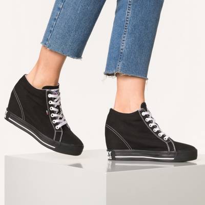 tommy jeans wedge sneakers