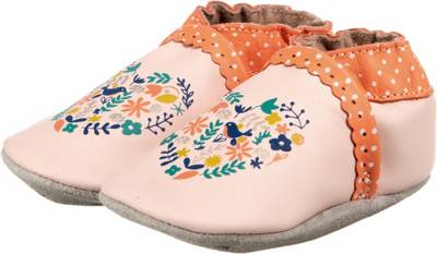 Krabbelschuhe HEART BEAT für Mädchen, Herz 2