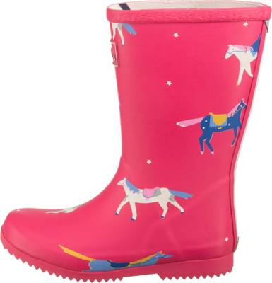 Gummistiefel Jnr Roll Up Welly für Mädchen, Pferde 2