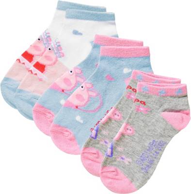 Peppa Pig Socken Dreierpack für Mädchen