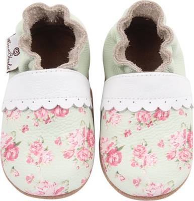 Krabbelschuhe Vintage Flower für Mädchen 2