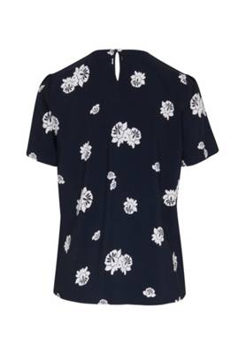 Shirtbluse Kurzarm Floral Kurzarmblusen 2