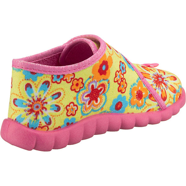 Schuhe Geschlossene Hausschuhe Fischer-Markenschuh Baby Hausschuhe für Mädchen Blume hellgrün