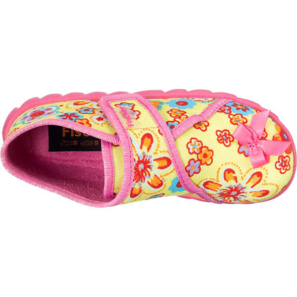 Schuhe Geschlossene Hausschuhe Fischer-Markenschuh Baby Hausschuhe für Mädchen Blume hellgrün
