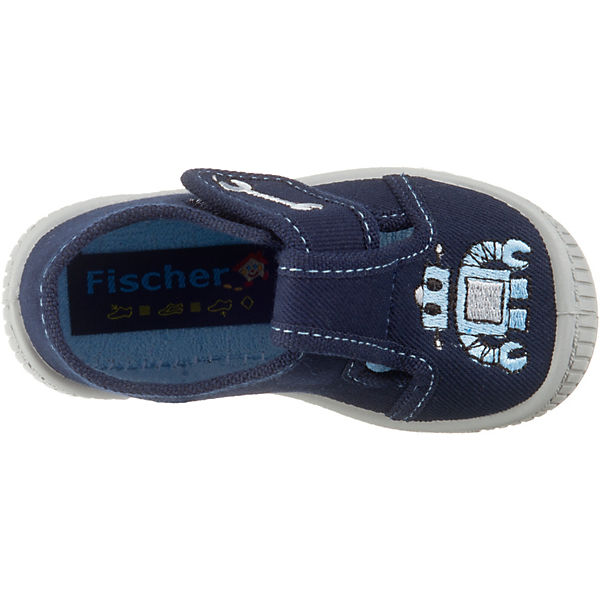 Schuhe Geschlossene Hausschuhe Fischer-Markenschuh Baby Hausschuhe für Jungen Roboter dunkelblau