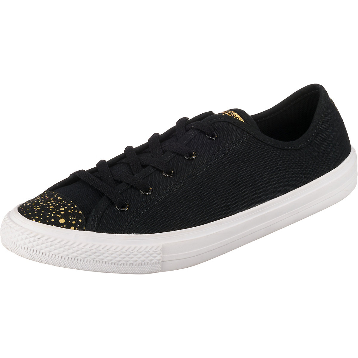 CONVERSE Chuck Taylor All Star Dainty Ox Sneakers Low schwarz/gold