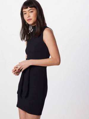 MISSGUIDED kleid high neck tie waist mini dress Sommerkleider 2