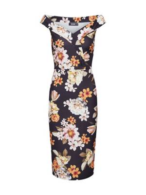 MISSGUIDED etuikleid printed bardot Etuikleider