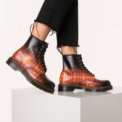 1460 Tartan Schnürstiefeletten 2