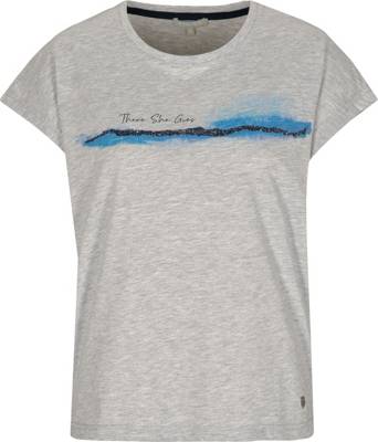 42 weiß bunt bedruckt Sneaker Beach lässiges T-Shirt SeeYou Shirt Gr