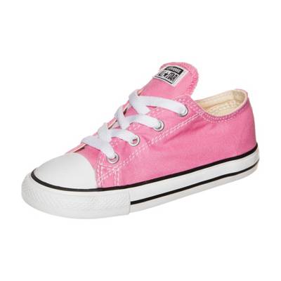 CONVERSE, Baby Sneakers Low CTAS 2V OX WHITEFIERY REDBLACK für Mädchen, Sterne, weiß CONVERSE, Baby Sneakers Low CTAS 2V OX WHITEFIERY REDBLACK für Mädchen, Sterne, weiß