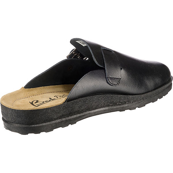 Schuhe Komfort-Pantoletten Beck Leo Pantoffeln schwarz