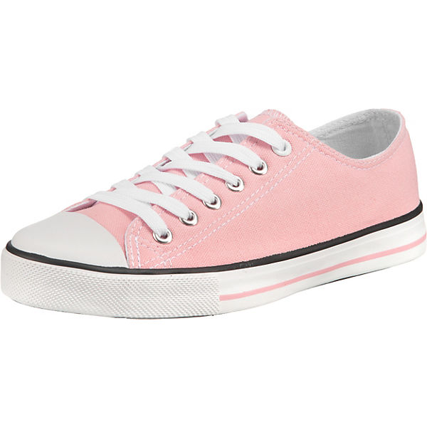 Schuhe Sneakers Low ambellis Flat City Sneakers rosa