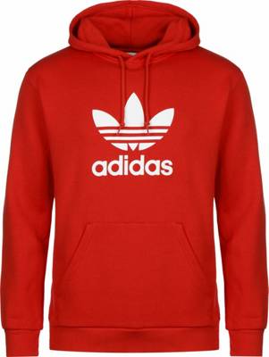 adidas hoodie dunkelrot