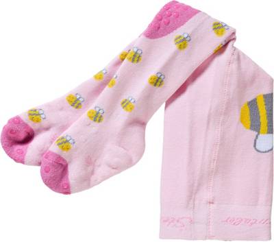 ABS-Krabbelstrumpfhose mit Po-Motiv Biene für Mädchen