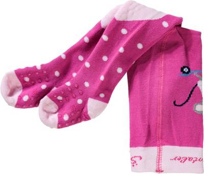 ABS-Krabbelstrumpfhose mit Po-Motiv Maus für Mädchen