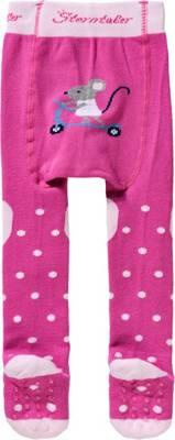 ABS-Krabbelstrumpfhose mit Po-Motiv Maus für Mädchen 2