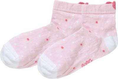 Sneakersocken Doppelpack für Mädchen, Herzen 2