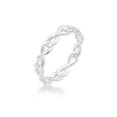 Elli Ring Infinity Unendlichkeit Vertrauen Trend 925 Silber Ringe