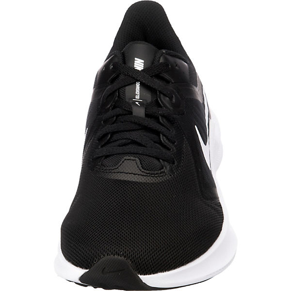 Schuhe Sneakers Low Nike Performance Downshifter 10 Laufschuhe schwarz/weiß