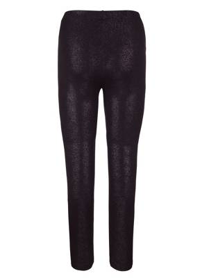 Leggings Glitzereffekt uni Skinny Fit Kunstfaser Leggings 2