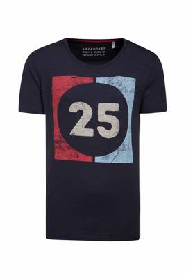 CAMP DAVID T-Shirt aus Flammgarn mit Used Print T-Shirts 2