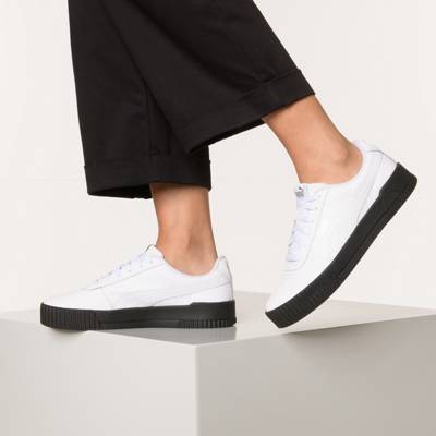 carina l white sneaker