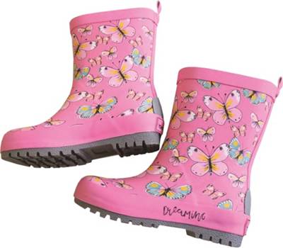 Baby Gummistiefel für Mädchen, Schmetterling
