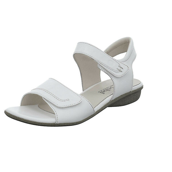Schuhe Klassische Sandalen Josef Seibel Damen-Sandale Fabia 18 weiß Klassische Sandalen weiß