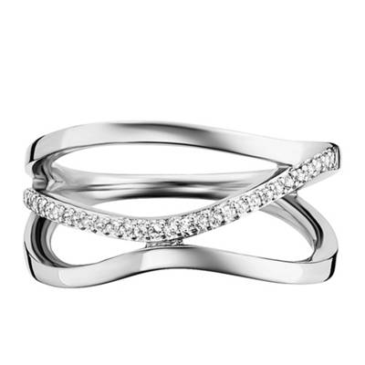 cai Ring 925/- Sterling Silber rhodinert Topas Ringe