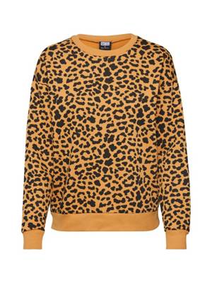 URBAN CLASSICS sweatshirt ladies aop leo crew Sweatshirts
