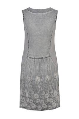 Damen Kleid Leinen Sommerkleider 2