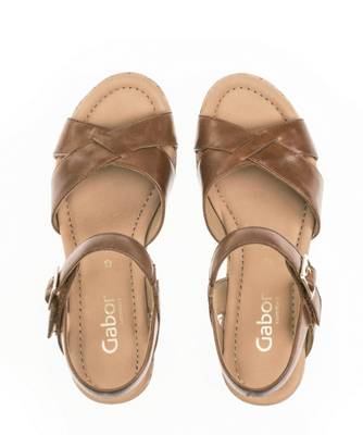 Gabor Comfort Riemchensandalen Glattleder braun Riemchensandaletten 2