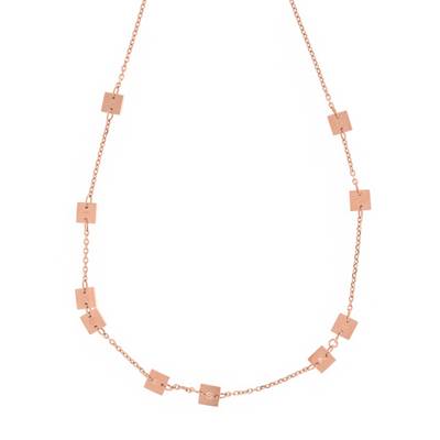 Ankerkette mit Anhänger Edelstahl 42 cm Halsketten