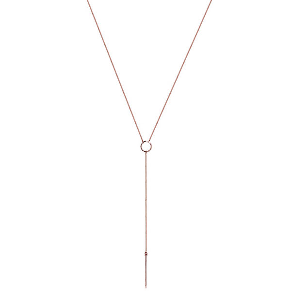 Elli Halskette Y-Kette Geo Trend Minimal 925 Sterling Silber Halsketten
