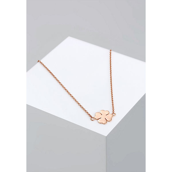 Accessoires Halsketten Elli Elli Halskette Kleeblatt Glücksbringer Talisman 925 Silber Halsketten rosegold Accessoires Halsketten Elli Elli Halskette Kleeblatt Glücksbringer Talisman 925 Silber Halsketten rosegold
