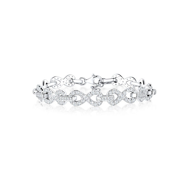 Accessoires Armbänder Elli PREMIUM Elli Premium Armband Infinity Zirkonia 925 Silber Armbänder weiß Accessoires Armbänder Elli PREMIUM Elli Premium Armband Infinity Zirkonia 925 Silber Armbänder weiß