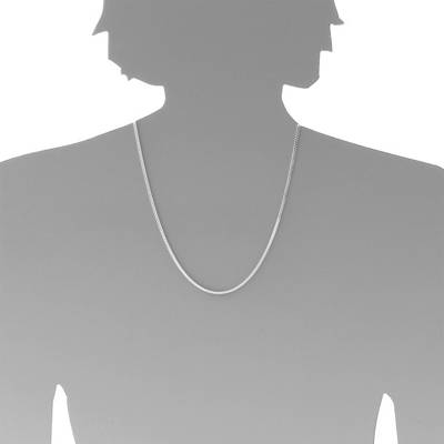 Kette Panzer 2,4 mm Silber 925/000  Halsketten 2