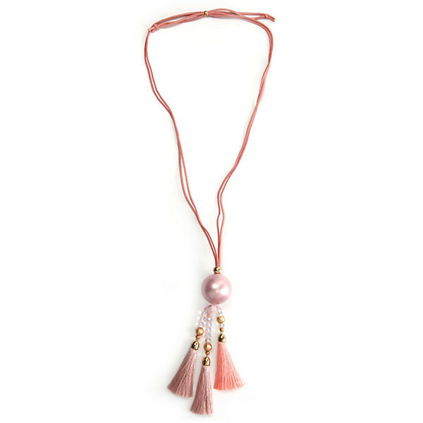 Accessoires Halsketten Collezione Alessandro Lange Kette Saskia Halsketten rosa