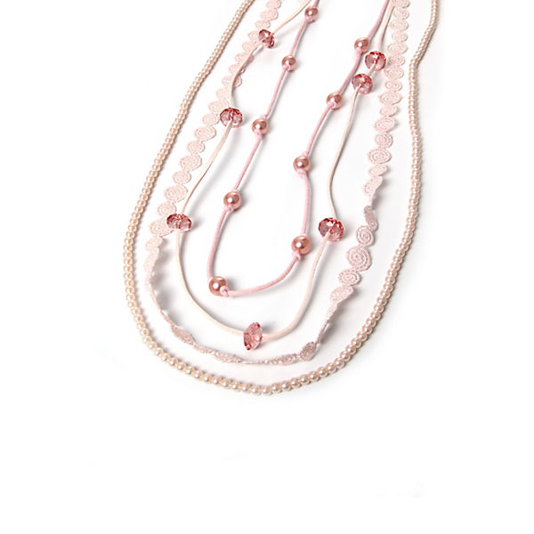Accessoires Halsketten Collezione Alessandro Lange Kette Belinda Halsketten rosa