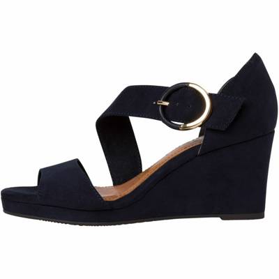 tamaris sandalette blau